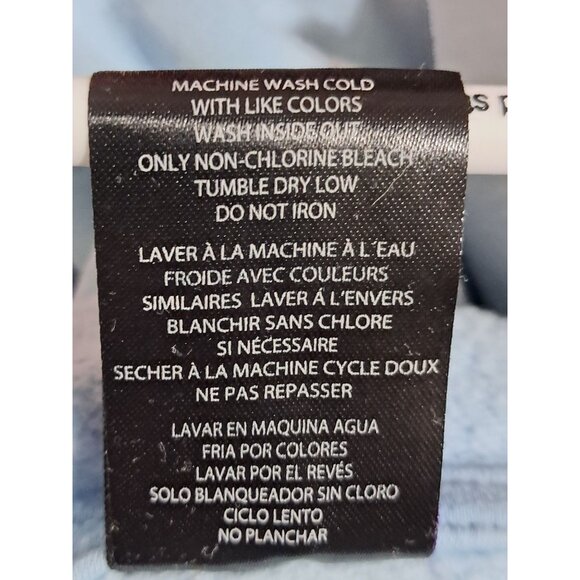 Disney Stitch Hoodie Sweatshirt Womens Size S Blue Hooded Graphic Pullover - Picture 7 of 7